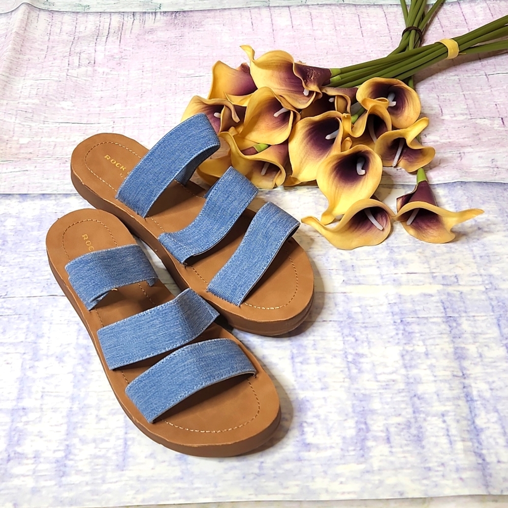 NWOT Rock & Candy Presley Flat Sandal